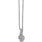 Meridian Zenth Silver Cross Necklace - JM7372