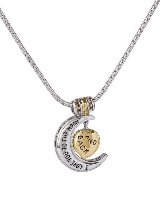 CELEBRATION COLLECTION HEART IN MOON NECKLACE - She Chester