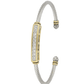 Celebration Petite Pavé Bar Wire Cuff Bracelet B5239 - AF00 - She Chester