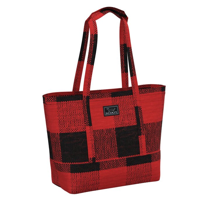 Chili & Black Check Toteworthy Shoulder Bag - She Chester
