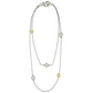 CICLO D'AMOR PETITE PAVÉ & GOLD 36" NECKLACE - She Chester