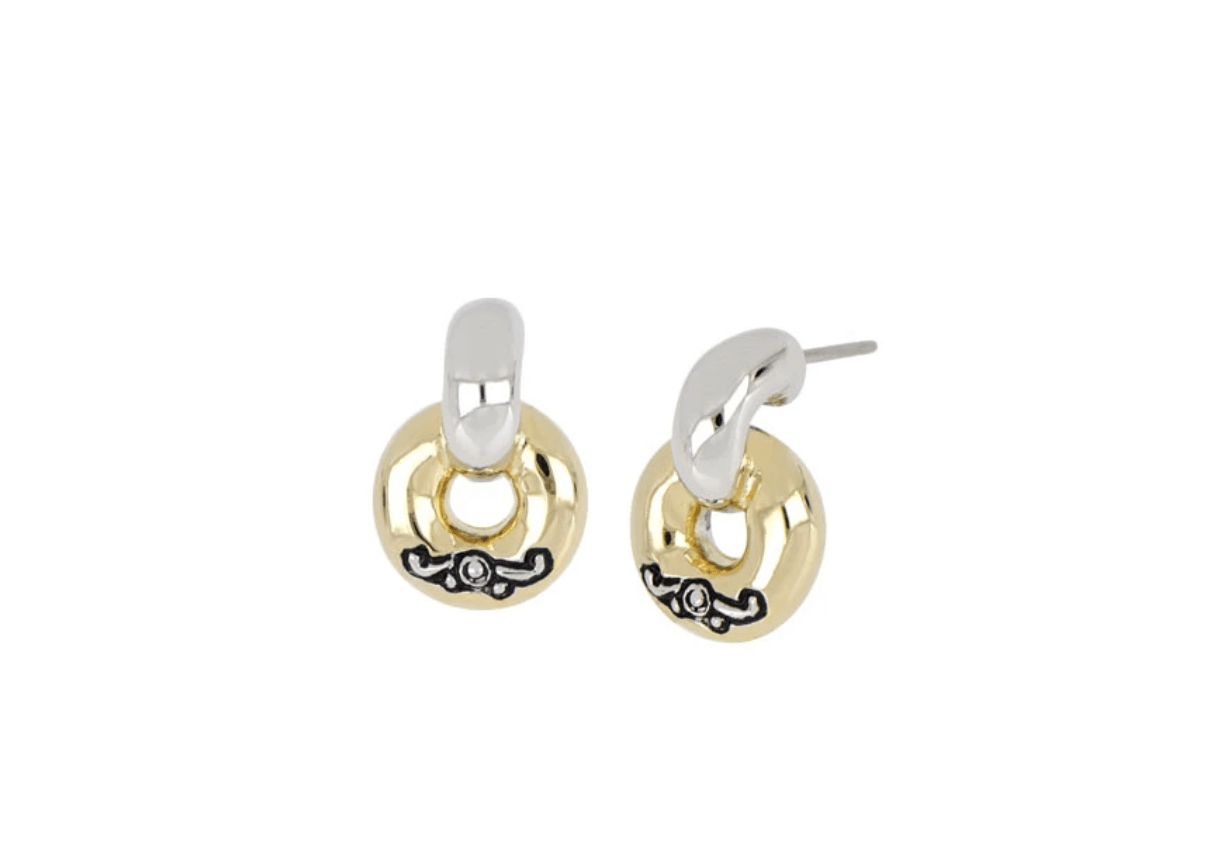 Ciclo D'Amor Petite Two Tone Post Earrings - M5198 - A000 - She Chester