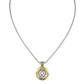 CICLO D'AMOR TWO TONE LARGE INSET PENDANT - She Chester