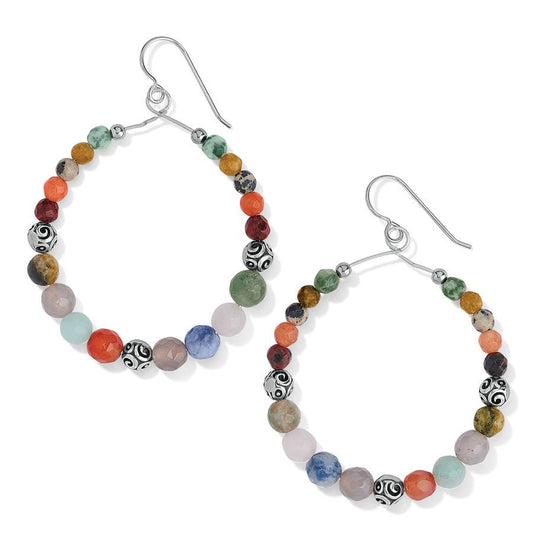 Contempo Desert Sky Drop Hoop Earrings - JA9277 - She Chester