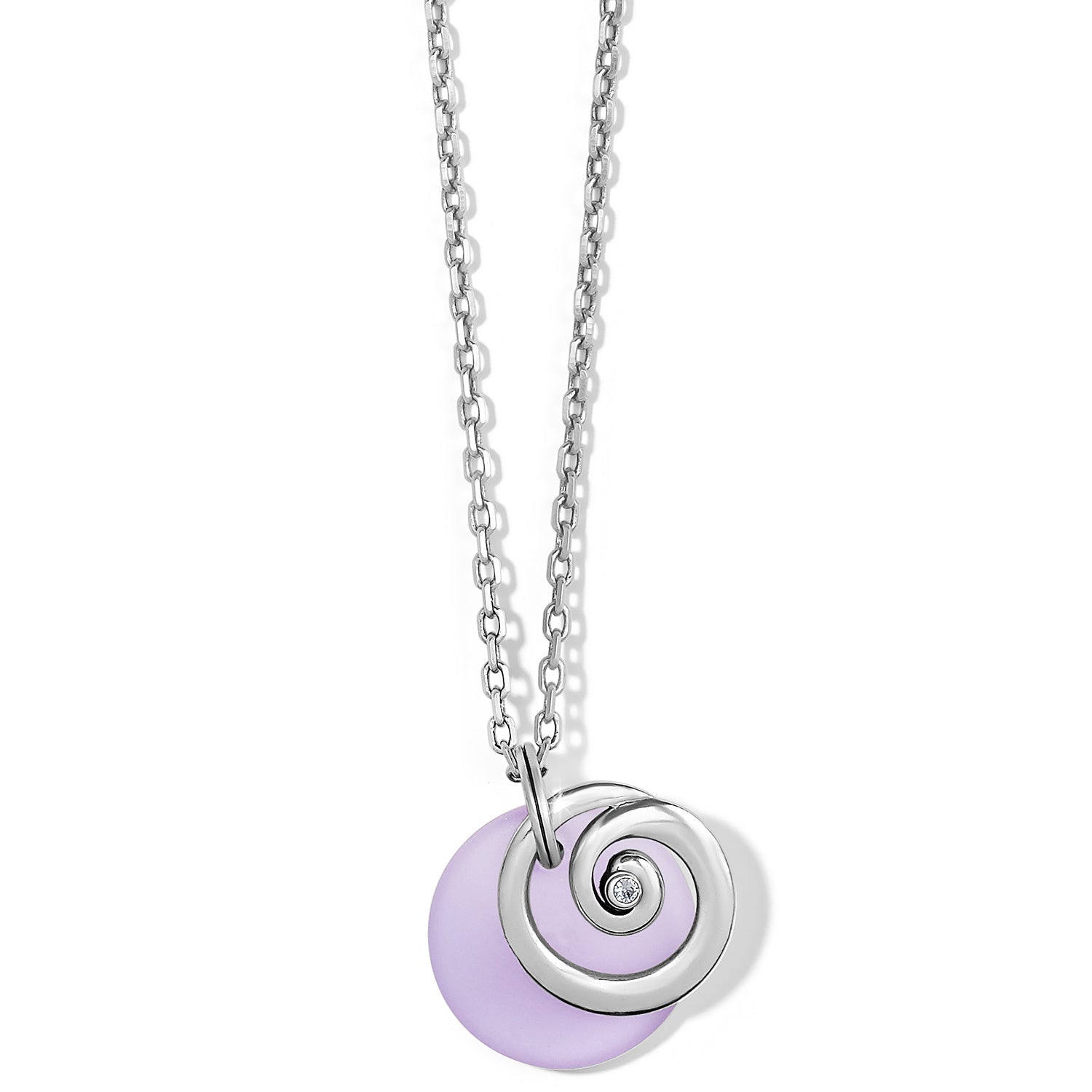 Contempo Glass Candy Purple Necklace - She Chester