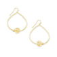 Gold Presleigh Open Knot Earrings