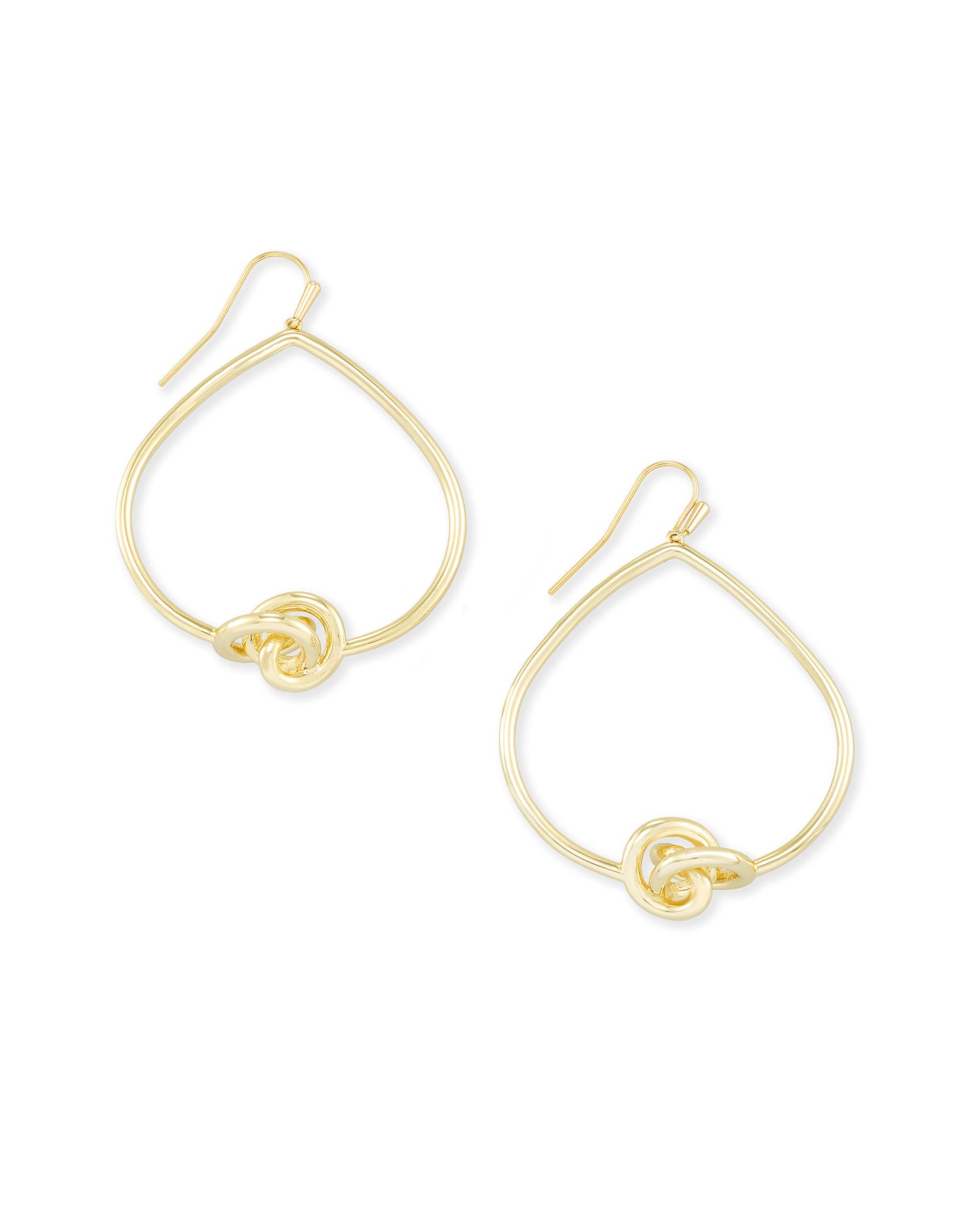 Gold Presleigh Open Knot Earrings