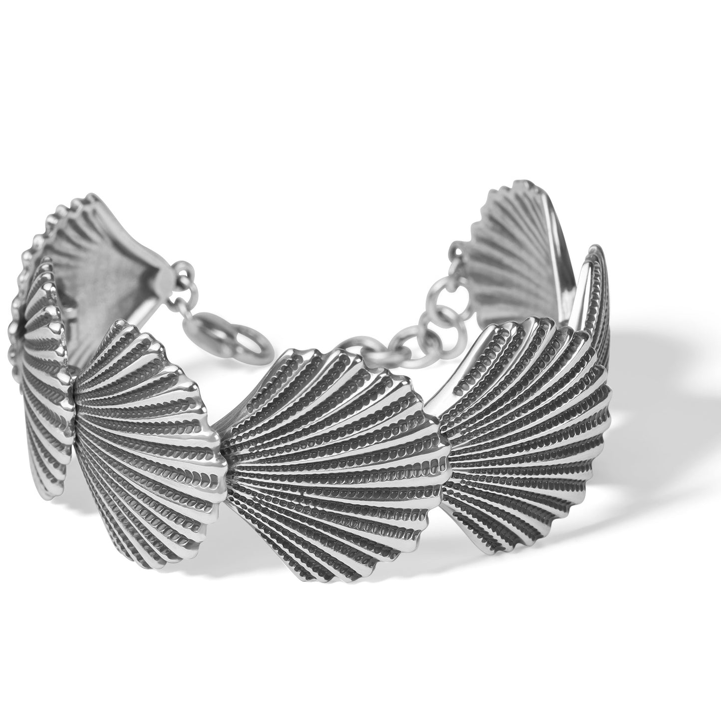 Silver Shells Bracelet