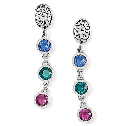Elora Gems Colored Drop Earrings - JA8913