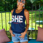 She Patriotic Tank -