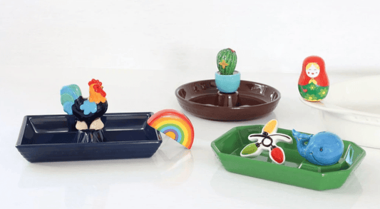 Dainty Dish Set of 3 Dark Colors - She Chester