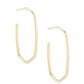 Danielle Hoop Earrings Gold - She Chester
