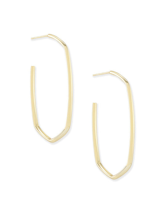 Danielle Hoop Earrings Gold - She Chester