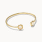 Davie Cuff Bracelet Gold Iridescent Drusy - She Chester
