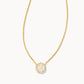 Davie Necklace Gold Iridescent Drusy - She Chester