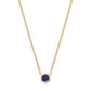 DAVIE PENDANT NECKLACE 18K GOLD VERMEIL BLUE IOLITE - She Chester