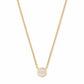 DAVIE PENDANT NECKLACE 18K GOLD VERMEIL RAINBOW MOONSTONE - She Chester