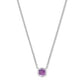 DAVIE PENDANT NECKLACE STERLING SILVER AMETHYST - She Chester
