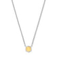 DAVIE PENDANT NECKLACE STERLING SILVER LIGHT CITRINE - She Chester