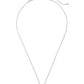 DAVIE PENDANT NECKLACE STERLING SILVER PINK RUBY - She Chester