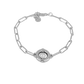 Diamante Pearl Silver Bracelet B5588 - RB00 - She Chester