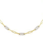 Diamante Three Station Pavé Necklace N5357 - RF04 - She Chester