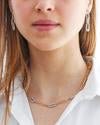 Diamante Three Station Pavé Necklace N5357 - RF04 - She Chester