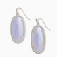 Elle Earrings Blue Lace Agate