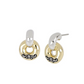 Ciclo D'Amor Petite Two Tone Post Earrings - M5198-A000