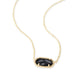 ELISA NECKLACE GOLD BLACK