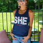 She Patriotic Tank -