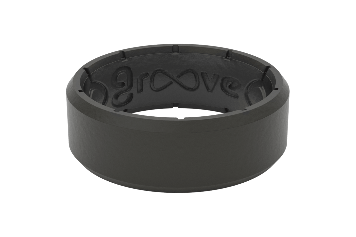 Edge Black/Black Groove Ring - She Chester