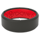 Edge Black/Red Groove Ring - She Chester