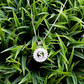 Gemelli Silver Circle Initial Necklace -