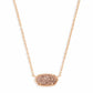 Elisa 20" RSG Rose Gold Drusy Necklace - She Chester