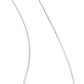 Elisa Cat Necklace - Rhod Platinum Drusy - She Chester
