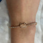 Elisa Cat Stretch Bracelet RSG Sand Drusy - She Chester