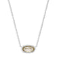 Elisa Clear Stone Silver Chain - She Chester