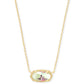 Elisa Gold Dichroic Necklace - She Chester