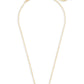 Elisa Gold Slate Cat's Eye Necklace - She Chester