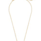 Elisa Necklace Gold Iridescent Drusy - She Chester