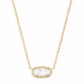 ELISA NECKLACE GOLD IVORY MOTHER OF PEARL - She Chester
