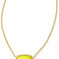 Elisa Necklace Gold Neon Yellow - She Chester