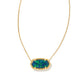 Elisa Necklace Gold Night Opal - She Chester