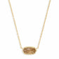 Elisa Necklace Gold Orange Citrine - She Chester