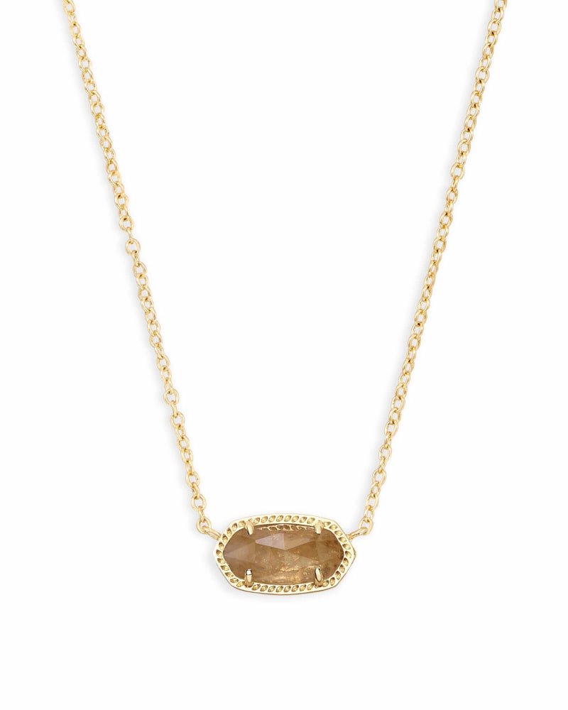 Elisa Necklace Gold Orange Citrine - She Chester