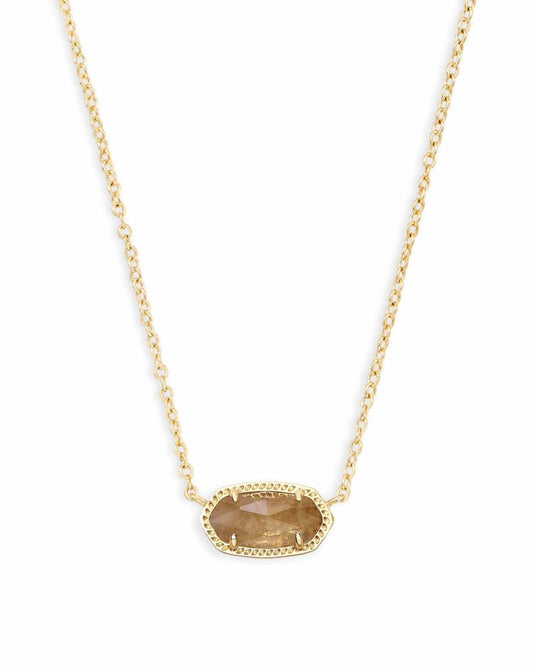 Elisa Necklace Gold Orange Citrine - She Chester