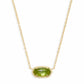 Elisa Necklace Gold Peridot Illusion - She Chester