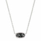 ELISA NECKLACE RHODIUM BLACK - She Chester