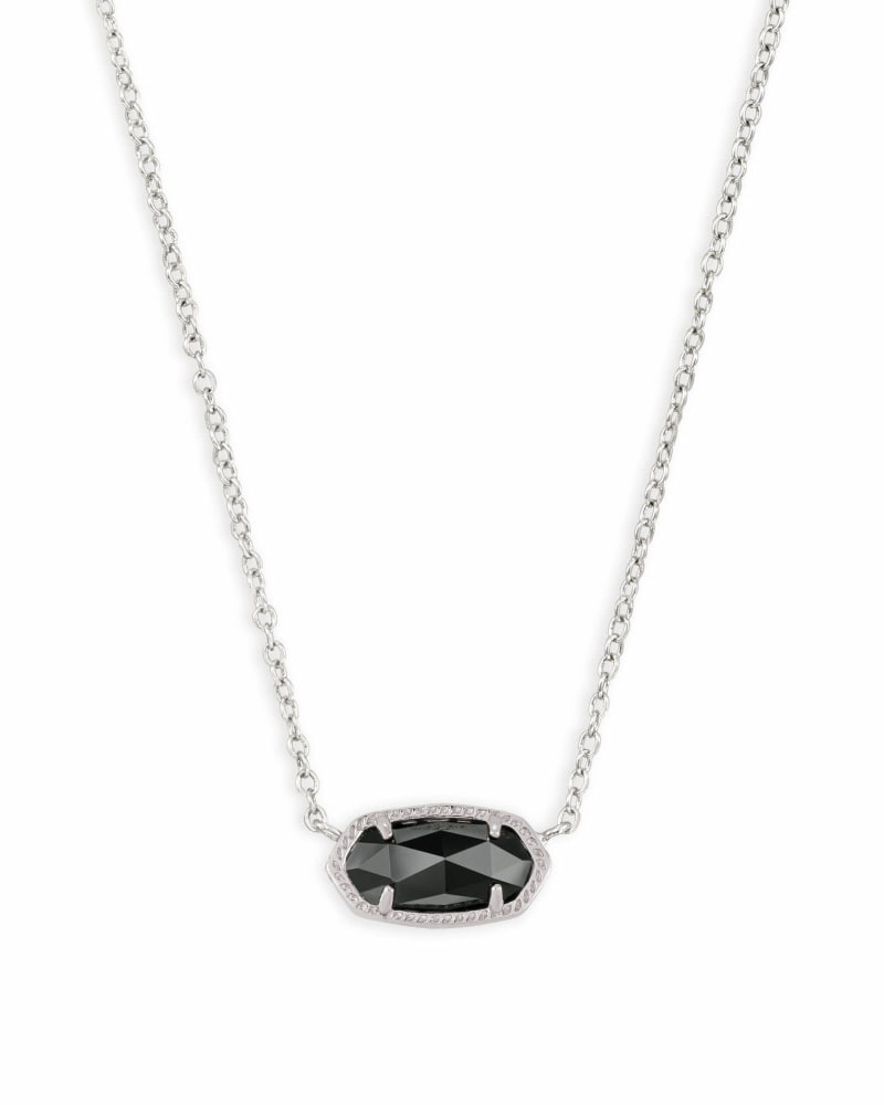 ELISA NECKLACE RHODIUM BLACK - She Chester